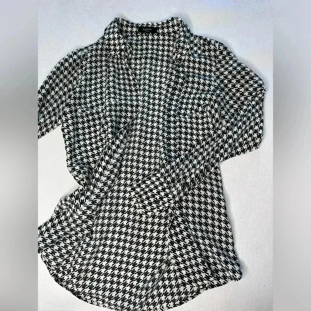 Babaton silk button up  blouse